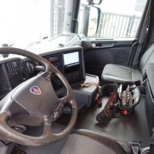 foto 6x2 EUR6 Scania valník+HR 37.7t/m Hiab