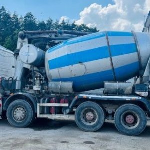 foto pumi 28m/9m3 beton pumpa+ mix CIFA 8x4 Scania