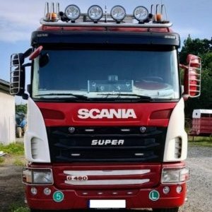 foto 70/48t les souprava 6x4 Scania +klaničák Svan