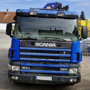 foto Scania 6.2m valník+HR 8m PM