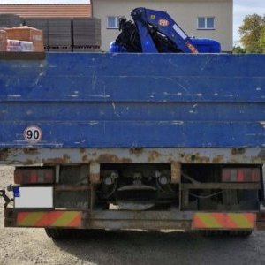 foto Scania 6.2m valník+HR 8m PM