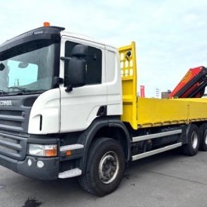 foto 6x4 Eur5 Scania valník + HR