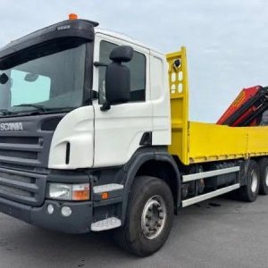 foto 6x4 Eur5 Scania valník + HR