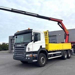 foto 6x4 Eur5 Scania valník + HR